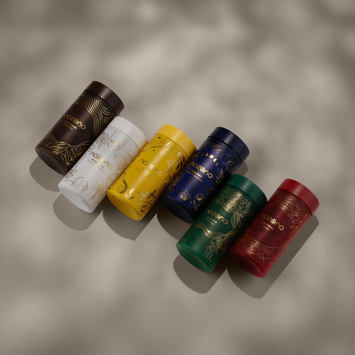 NOZONO Signature System – šest formulí, pohled zblízka
