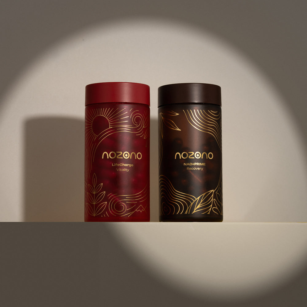 NOZONO Genome Renewal Duo – balíček NAD+ Prime a LifeCharge pro dlouhověkost