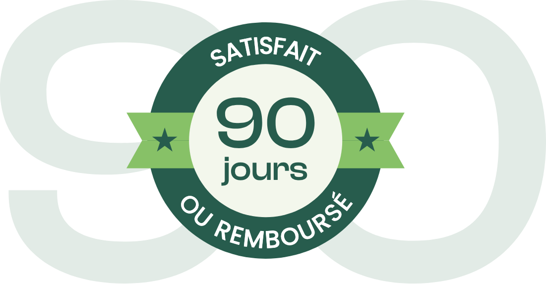 Satisfait ou remboursé 90 jours